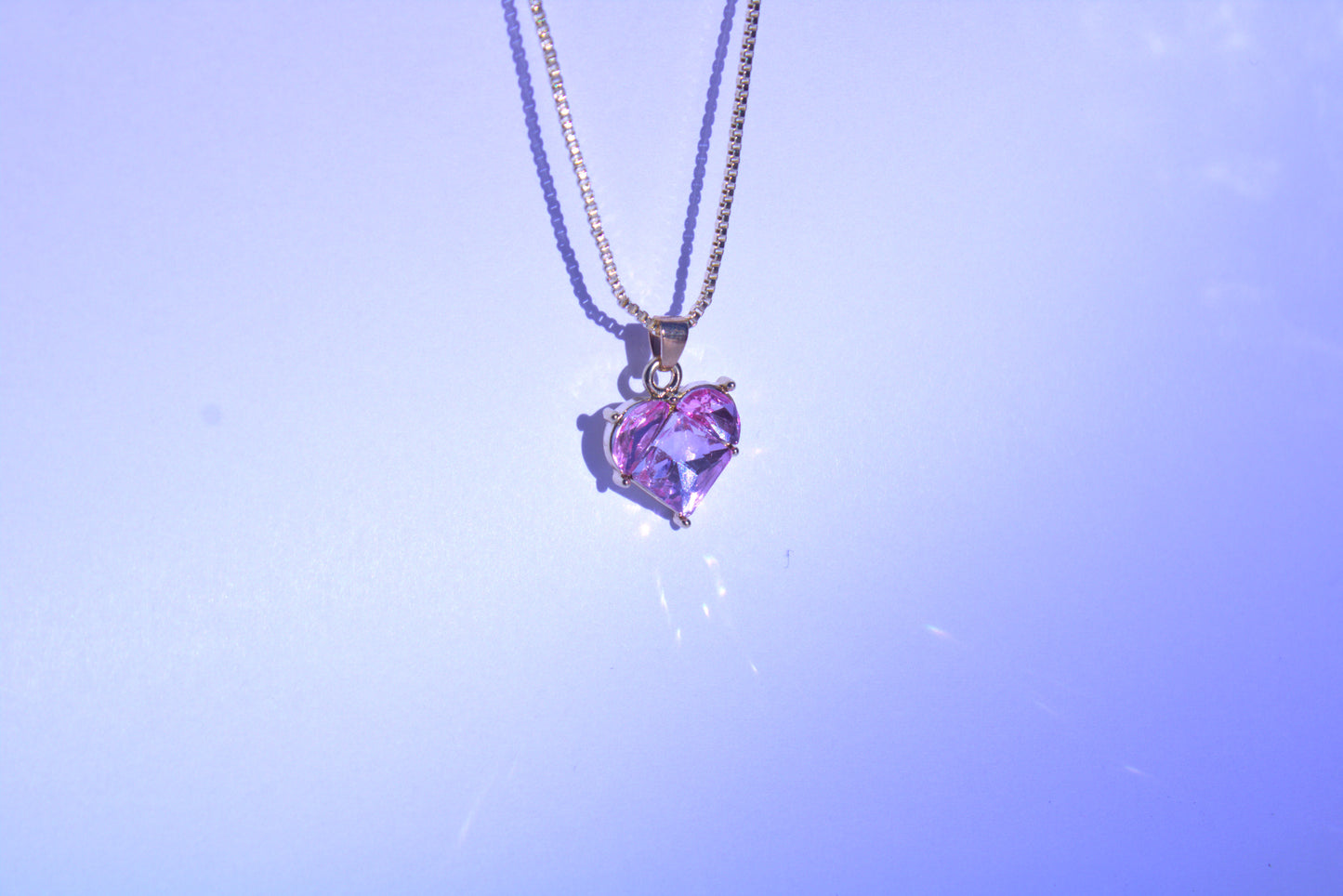Blushing Heart Pendant