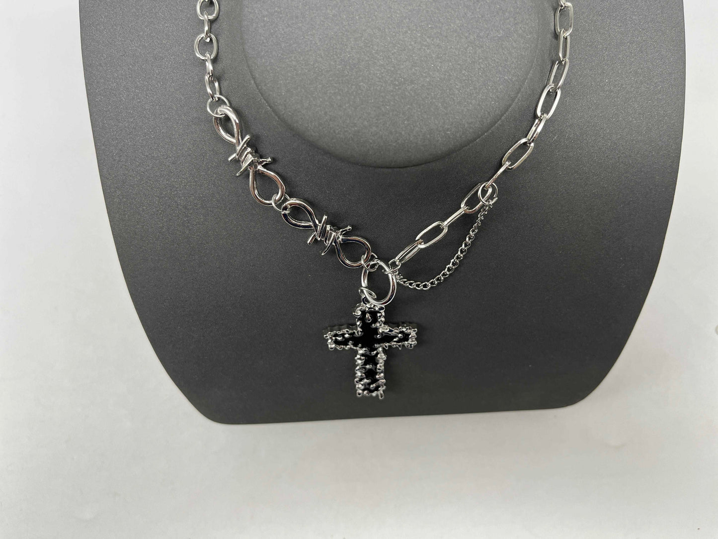 Noir Crucifix Charm