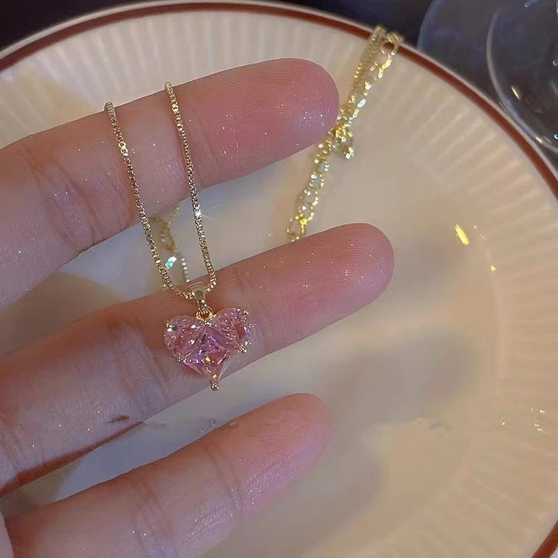 Blushing Heart Pendant