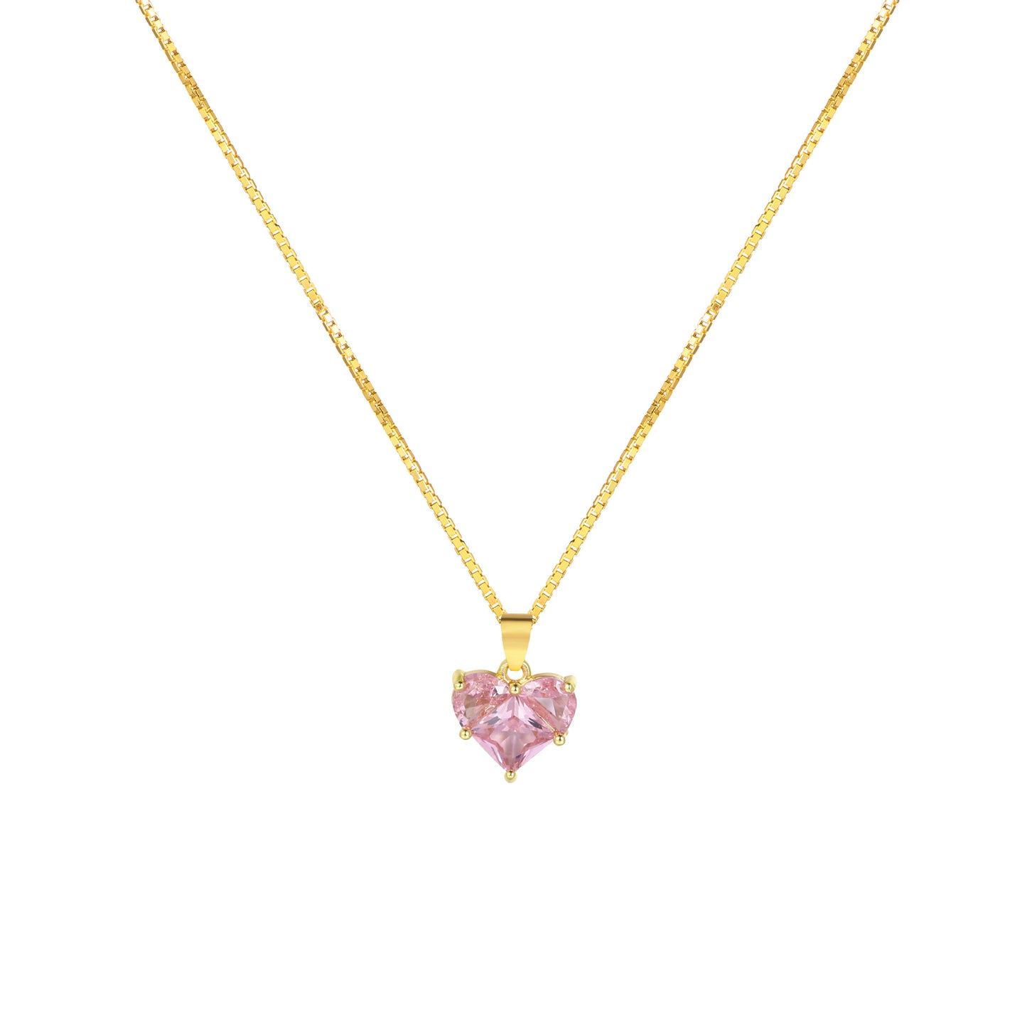 Blushing Heart Pendant